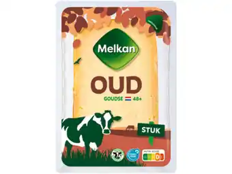Hoogvliet Melkan Kaasstuk oud aanbieding