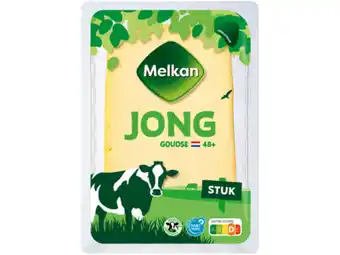 Hoogvliet Melkan Kaasstuk Goudse jong aanbieding