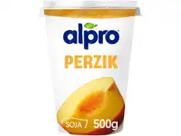 Hoogvliet Alpro Variatie Op Yoghurt Perzik aanbieding