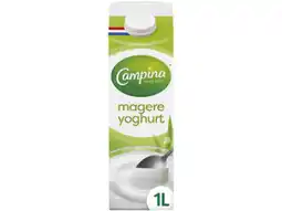 Hoogvliet Campina Magere yoghurt aanbieding