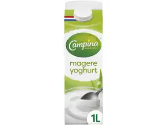 Hoogvliet Campina Magere yoghurt aanbieding