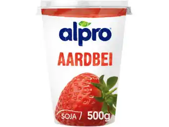 Hoogvliet Alpro Variatie Op Yoghurt Aardbei aanbieding