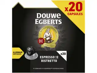 Hoogvliet Douwe Egberts Espresso ristretto 12 aanbieding