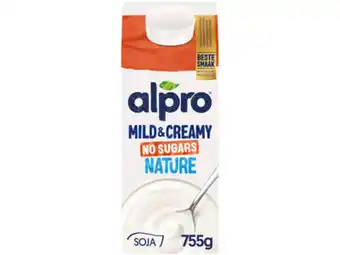 Hoogvliet Alpro Mild & Creamy Zonder Suikers aanbieding