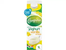 Hoogvliet Campina Halfvolle vanille yoghurt aanbieding