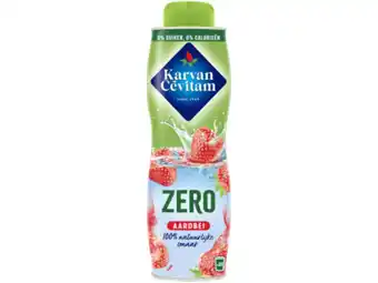 Hoogvliet Karvan Cevitam Siroop aardbei zero aanbieding