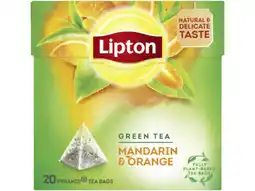Hoogvliet Lipton Groene thee mandarin orange aanbieding
