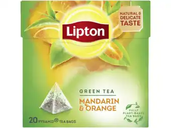 Hoogvliet Lipton Groene thee mandarin orange aanbieding