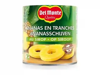 Hoogvliet Del Monte Ananasschijven op lichte siroop aanbieding