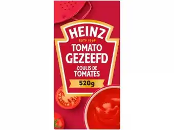 Hoogvliet Heinz Tomato gezeefd aanbieding