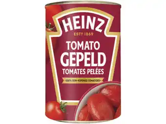 Hoogvliet Heinz Gepelde tomaten aanbieding