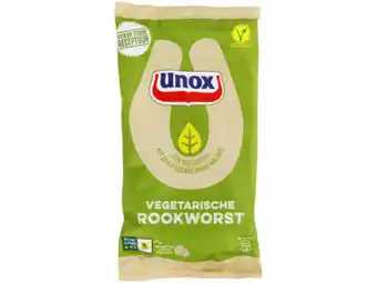Hoogvliet Unox Rookworst vegetarisch aanbieding