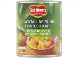 Hoogvliet Del Monte Fruitcocktail op lichte siroop aanbieding