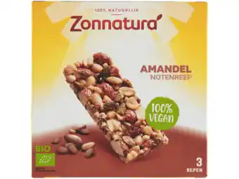 Hoogvliet Zonnatura Notenreep amandel aanbieding