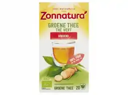 Hoogvliet Zonnatura Groene thee & ginseng aanbieding