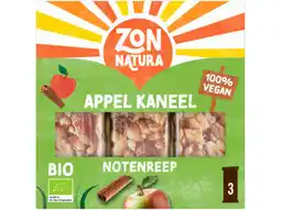 Hoogvliet Zonnatura Notenreep appel kaneel aanbieding