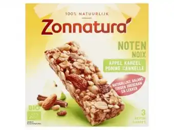 Hoogvliet Zonnatura Notenreep appel kaneel aanbieding