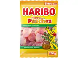 Hoogvliet Haribo Happy Peaches aanbieding