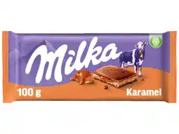 Hoogvliet Milka Chocoladereep karamel aanbieding