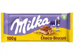 Hoogvliet Milka Chocoladereep choco-biscuit aanbieding