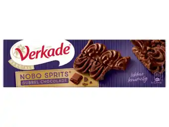 Hoogvliet Verkade Nobo sprits dubbel choco aanbieding