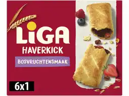 Hoogvliet Liga Haverkick koekrepen bosvruchten aanbieding