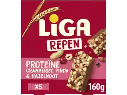 Hoogvliet Liga Proteïne repen cranberry aanbieding