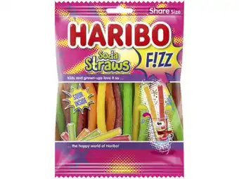 Hoogvliet Haribo Fizz soda straws aanbieding