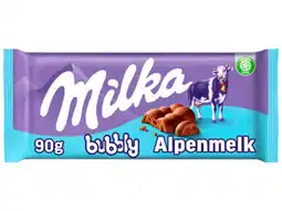 Hoogvliet Milka Chocoladereep bubbly aanbieding