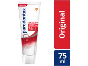 Hoogvliet Parodontax Original dagelijkse tandpasta tegen bloedend tandvlees aanbieding