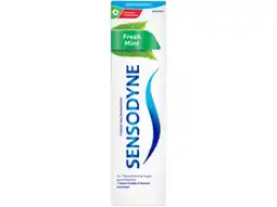 Hoogvliet Sensodyne Tandpasta fresh mint met fluoride aanbieding