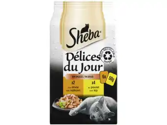Hoogvliet Sheba Delices in saus gevogelte aanbieding