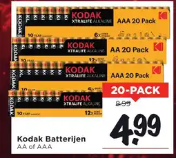 Vomar Voordeelmarkt Kodak Batterijen aanbieding