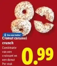 Lidl Cronut caramel crunch aanbieding