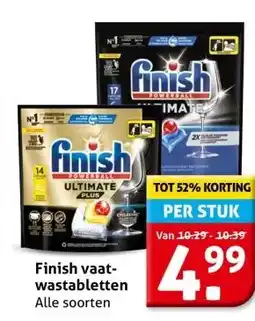 Hoogvliet Finish vaat- wastabletten aanbieding