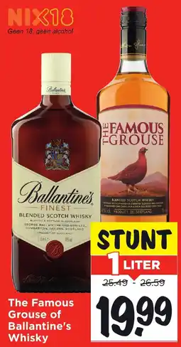 Vomar Voordeelmarkt The Famous Grouse of Ballantine's Whisky aanbieding