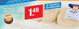 Coop Weidenaar shoarmabroodjes aanbieding