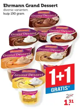 Coop Ehrmann Grand Dessert aanbieding