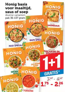Coop Honig basis voor maaltijd, saus of soep aanbieding