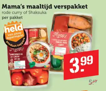 Coop Mama's maaltijd verspakket aanbieding