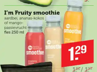 Coop I'm Fruity smoothie aanbieding