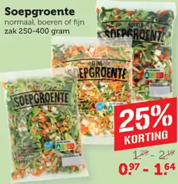 Coop Soepgroente aanbieding