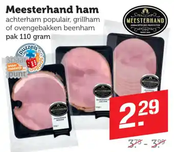 Coop Meesterhand ham aanbieding