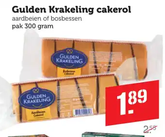 Coop Gulden Krakeling cakerol aanbieding