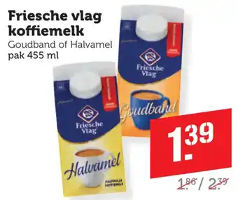 Coop Friesche vlag koffiemelk aanbieding