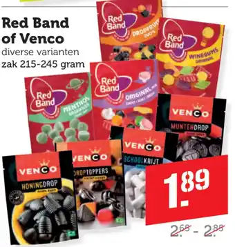 Coop Red Band of Venco aanbieding