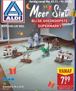 ALDI Bouwset S, M, L of XL aanbieding