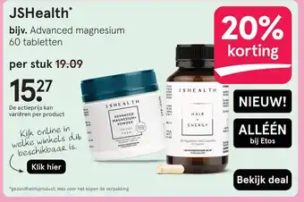 Etos JSHealth aanbieding