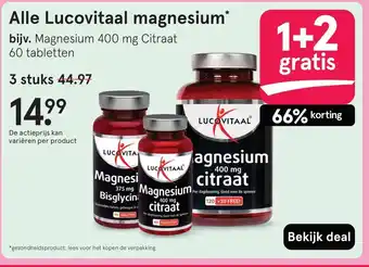 Etos Alle Lucovitaal magnesium aanbieding