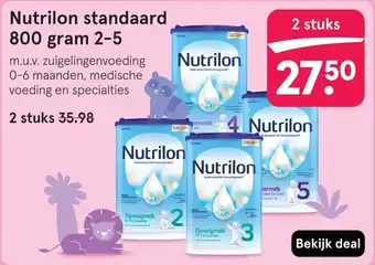 Etos Nutrilon standaard aanbieding